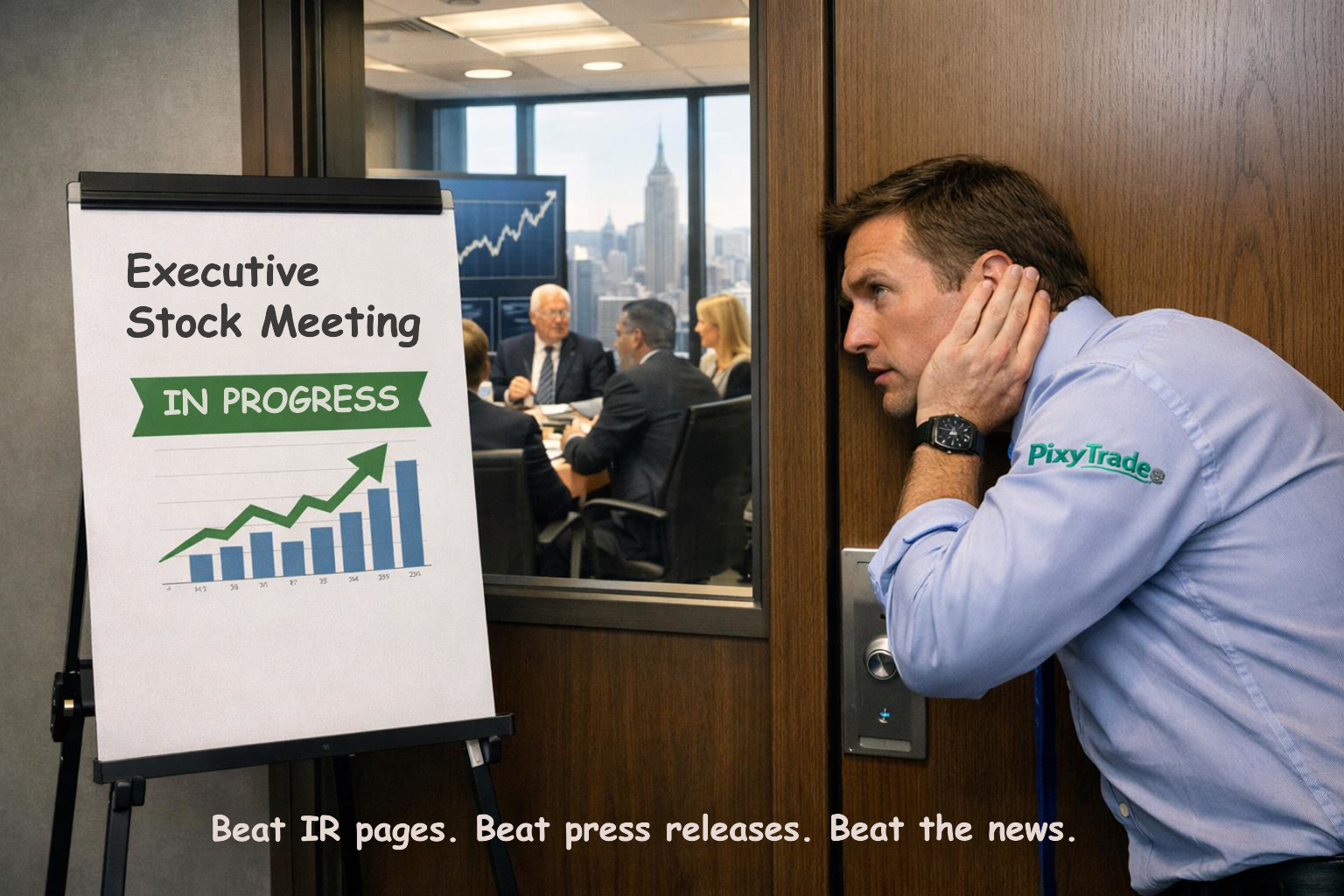 PixyTrade Market Wire — Beat IR pages, beat press releases, beat the news